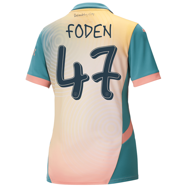 Women's Manchester City 'Definitely City' Jersey 2024/25 With FODEN 47