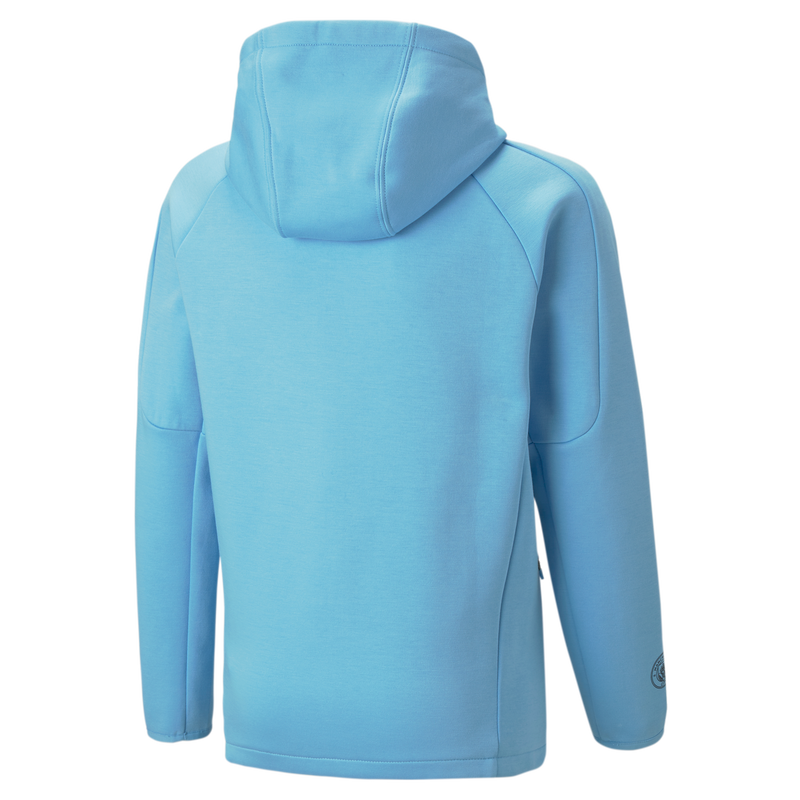 MCFC TR KIDS CASUALS HOODY JACKET - team light blue