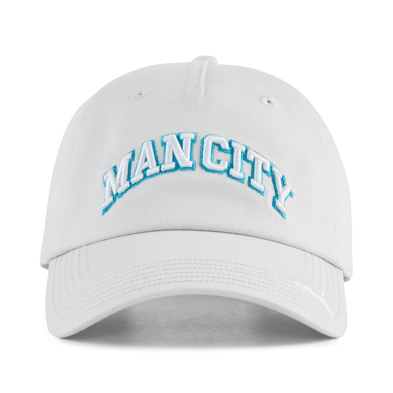 MCFC LW CULTURE CAP - Cool Light Gray-Tropical Blue