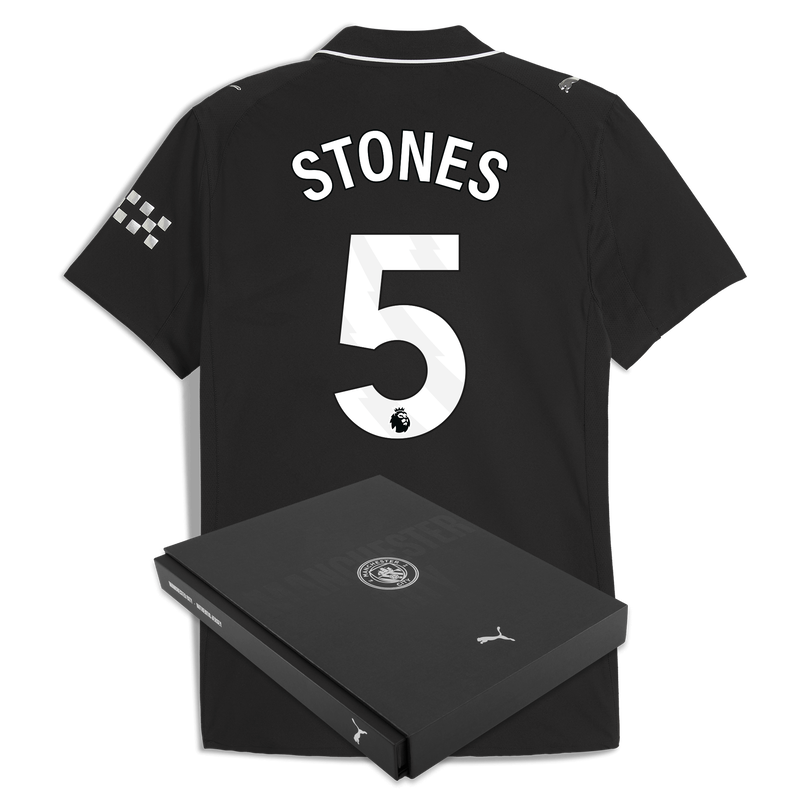 MENS AUTHENTIC Away SHIRT SS-STONES-5-EPL-PL - 
