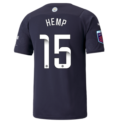 Manchester City 3rd Shirt 21/22 with Lauren Hemp printing