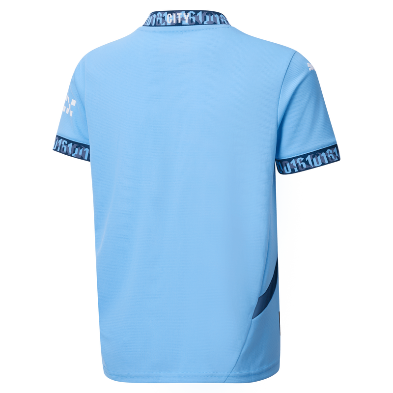 Kids' Manchester City Home Jersey 2024/25 With Custom Kids' Manchester City Home Jersey 2024/25 With Custom