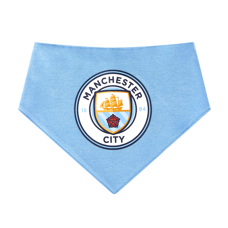 MCFC FW 24/25 BABY BIBS 2PACK - team light blue