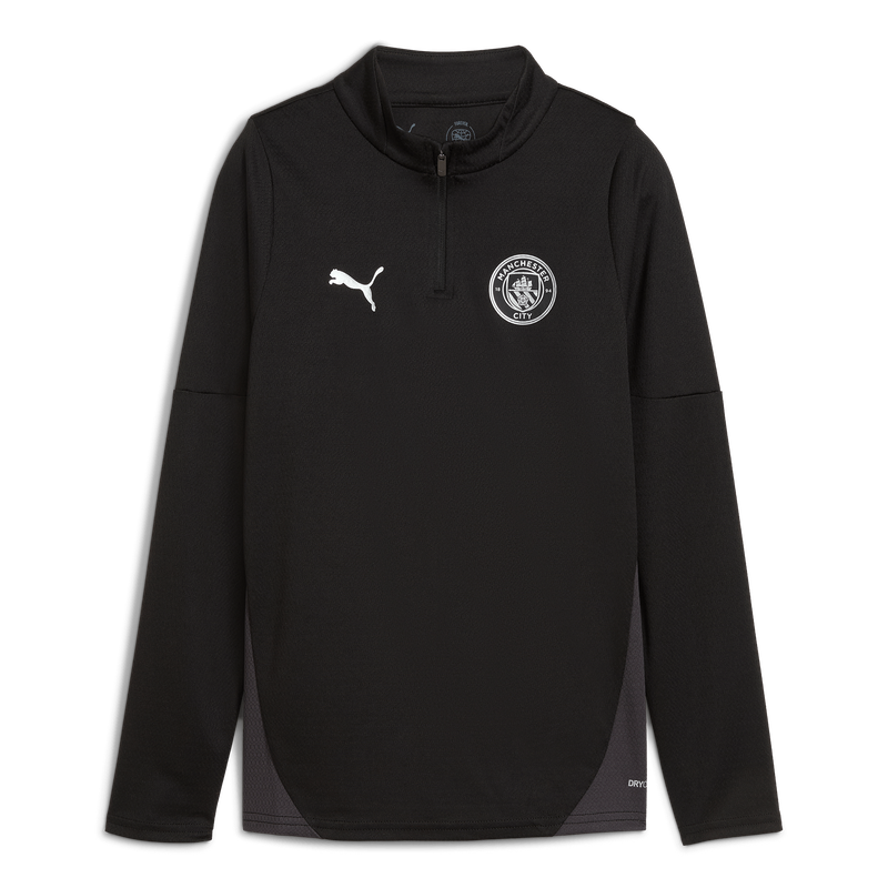 MCFC TR KIDS TRAINING 1/4 ZIP TOP - black