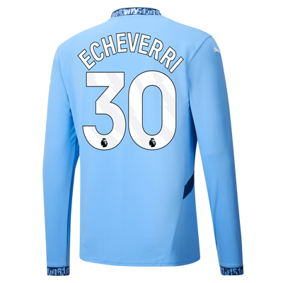 Manchester City Maglia Home Manica Lunga 2024/25