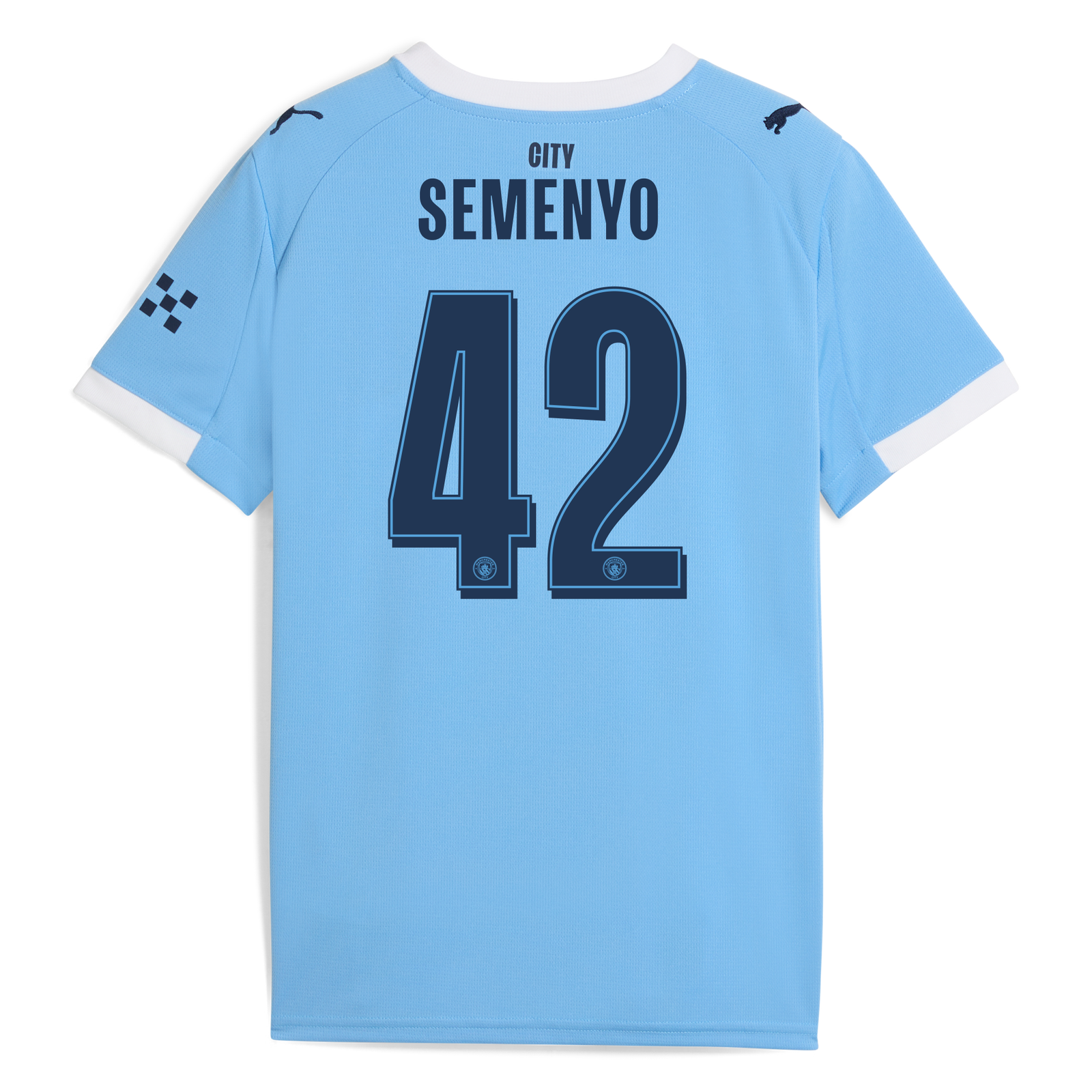 マンチェスター・シティ 2025/26 キッズ ホームユニフォーム（ SEMENYO