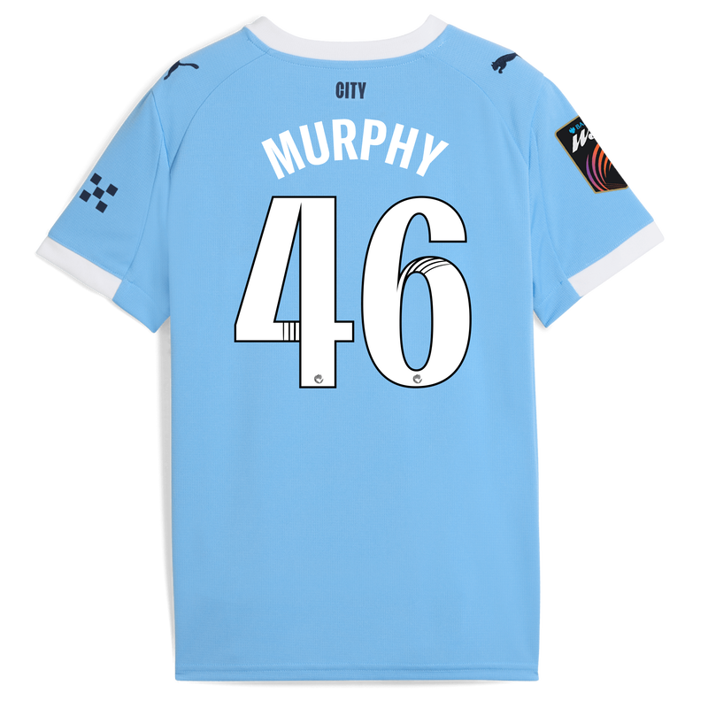Kids' Man City Home Jersey 2025/26 With MURPHY 46 Printing  blue - Check out all Manchester City t-shirts online - Official Manchester City FC store