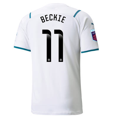 Manchester City Away Shirt 21/22 with Janine Beckie printing
