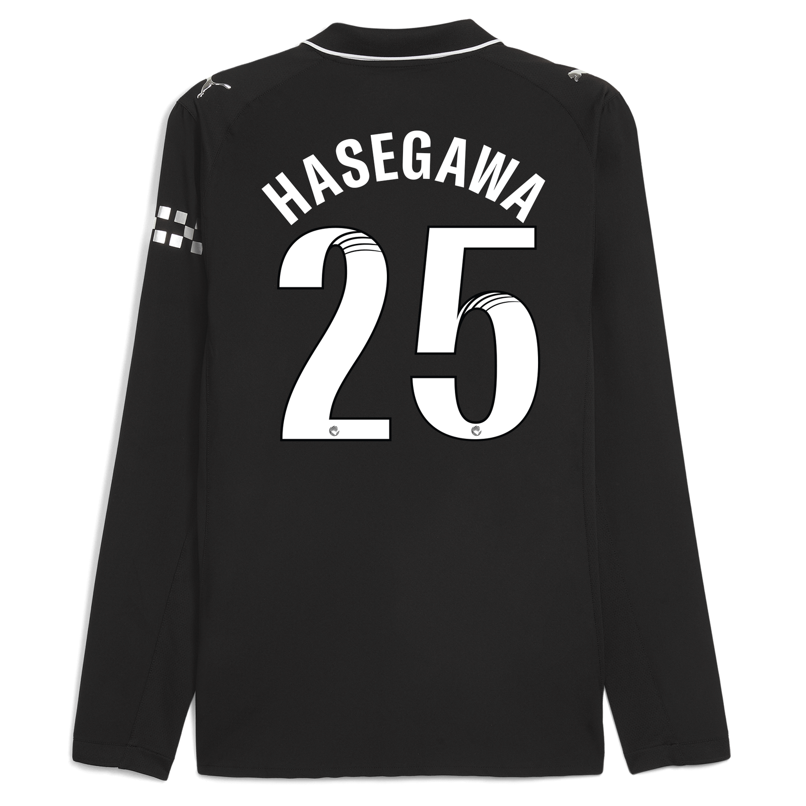 Manchester City Away Authentic Jersey 2025/26 Long Sleeve