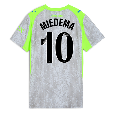 Womens' Manchester City Third Jersey 2025/26 With MIEDEMA 10 Printing