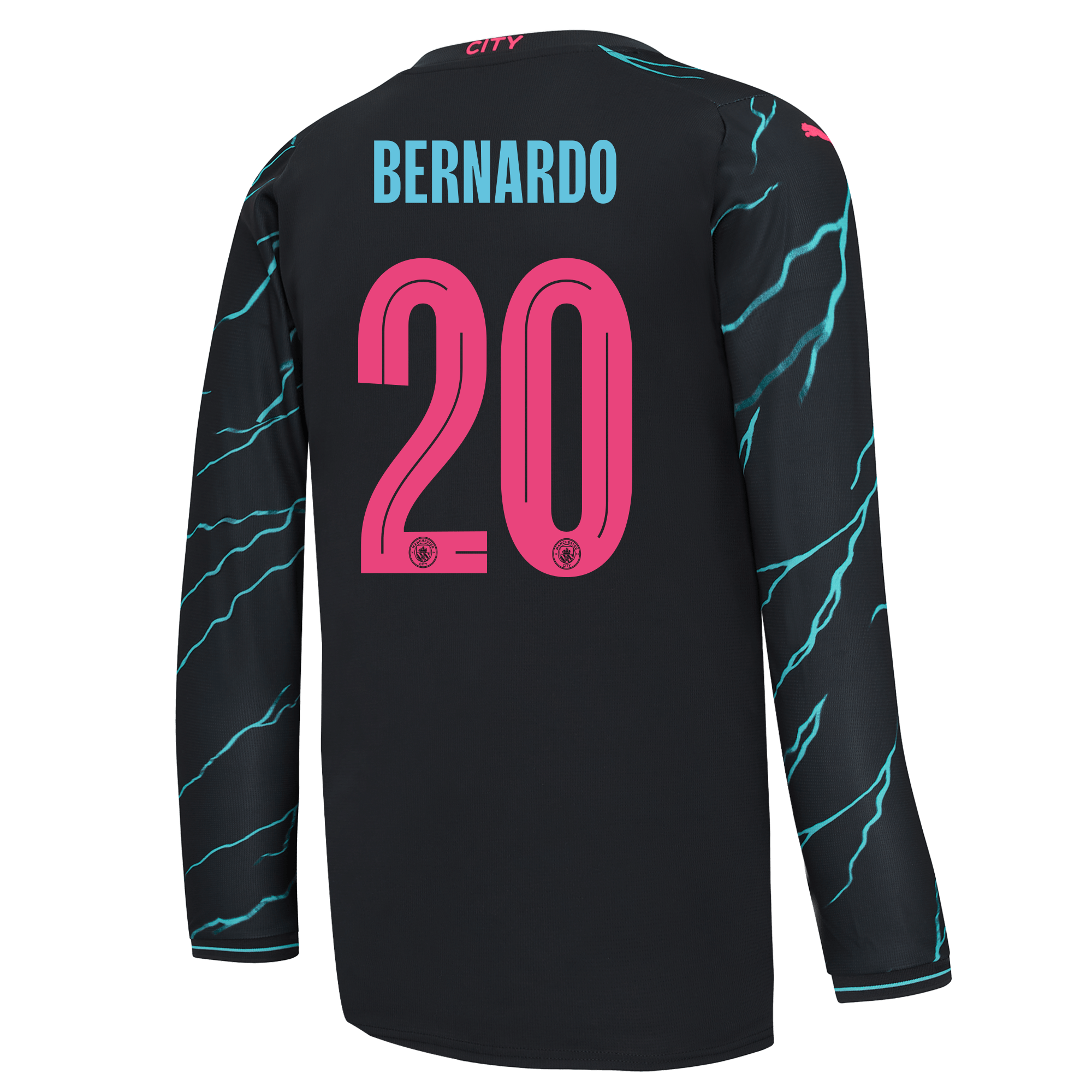 Tercera Camiseta Manchester City Jugador Bernardo 2022-2023