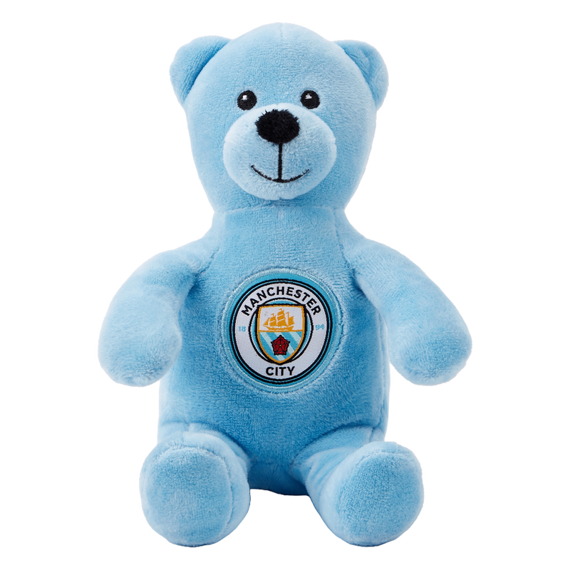 MCFC BEANIE BEAR PLUSH - blue