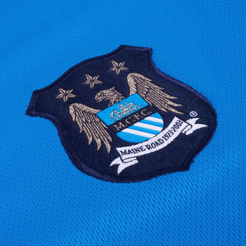 MCFC 2001 HOME RETRO SHIRT - blue