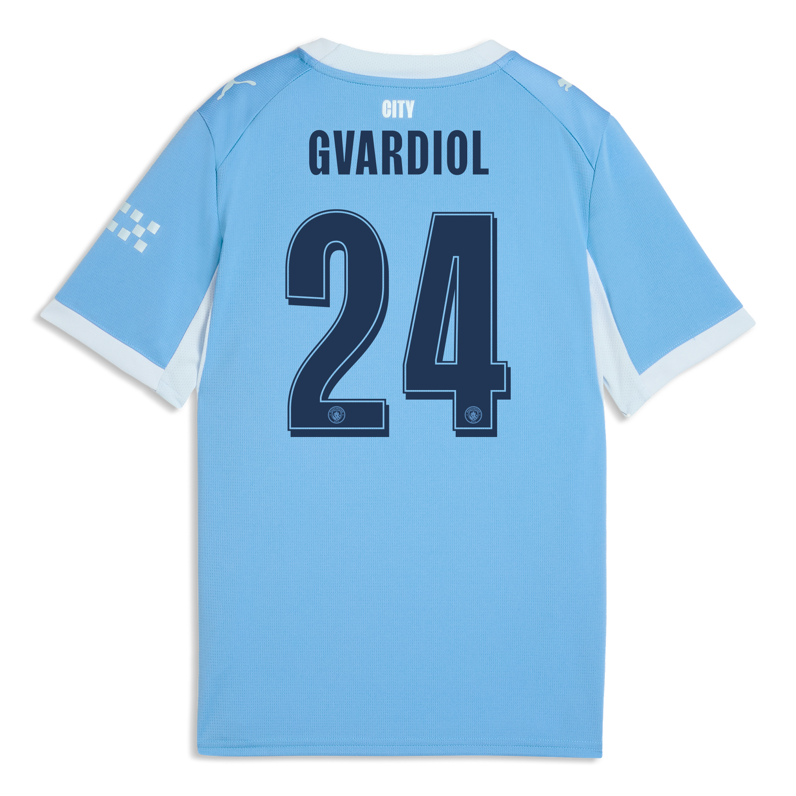 キッズ マンチェスター・シティ ホームユニフォーム 2026/27 GVARDIOL