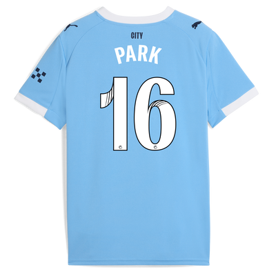 Kids' Manchester City Home Jersey 2025/26 With PARK 16 Printing
