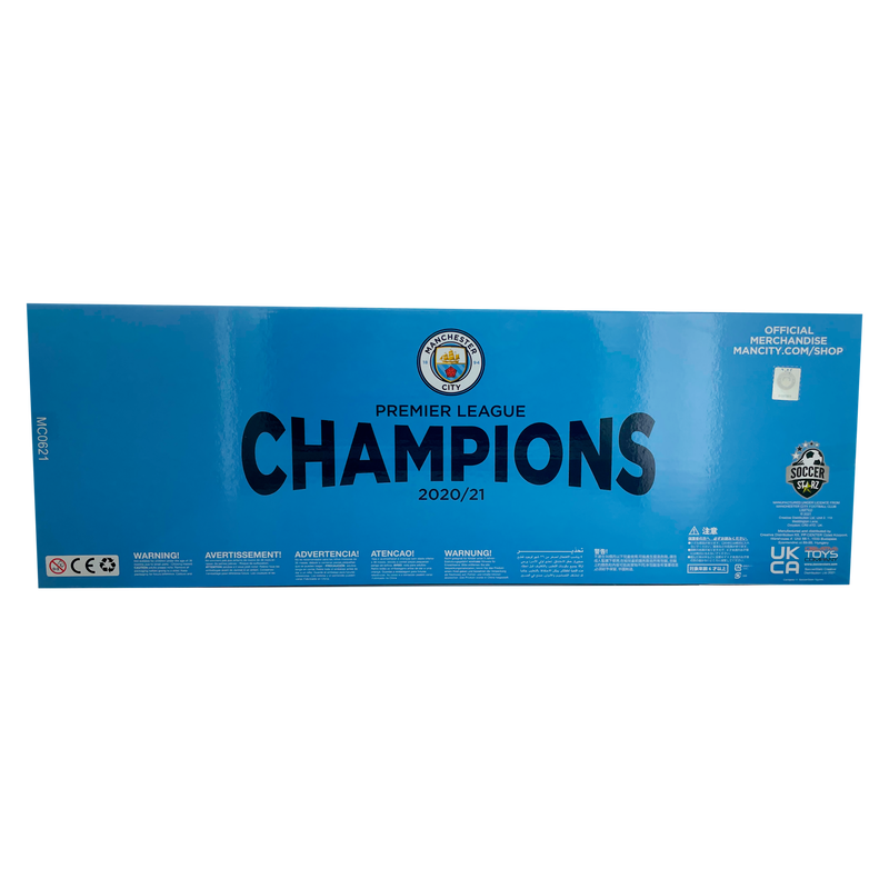 MCFC FW SOCCERSTARZ CHAMPIONS MINIFIGURE PACK - light blue
