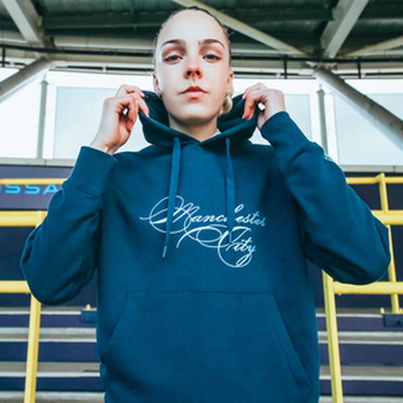 MCFC FW WOMENS CITY HOODY - light blue