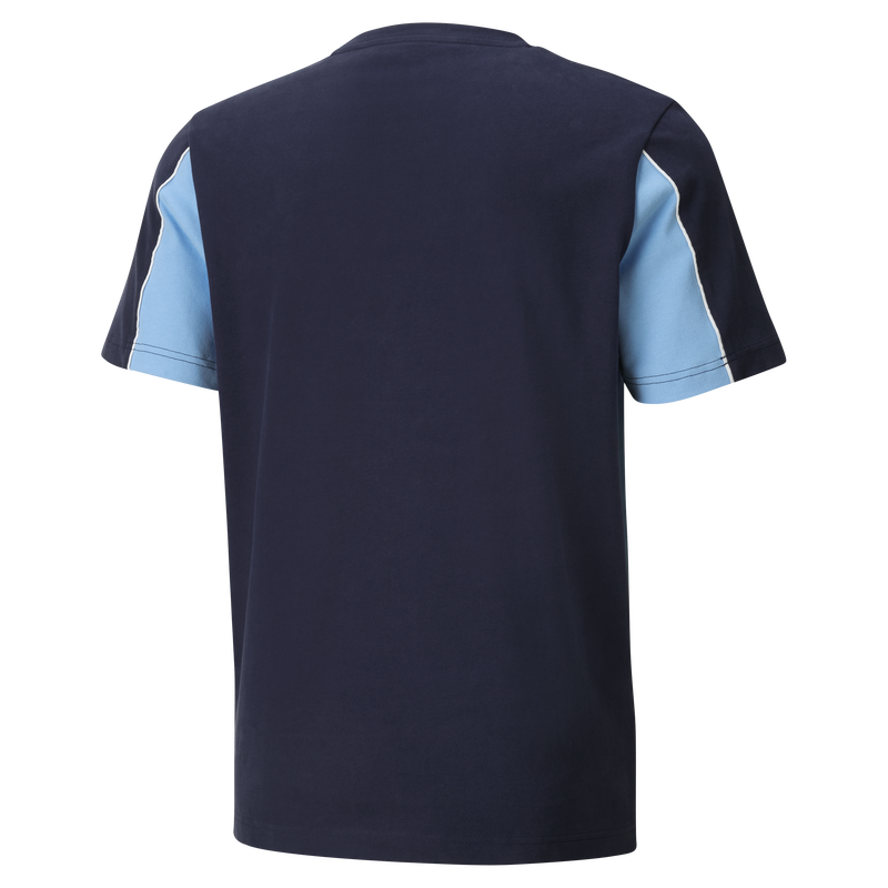 MCFC LW MENS FTBLARCHIVE TEE - navy