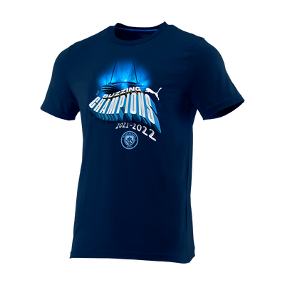 Kids' Manchester City Buzzing Premier League Winners Tee