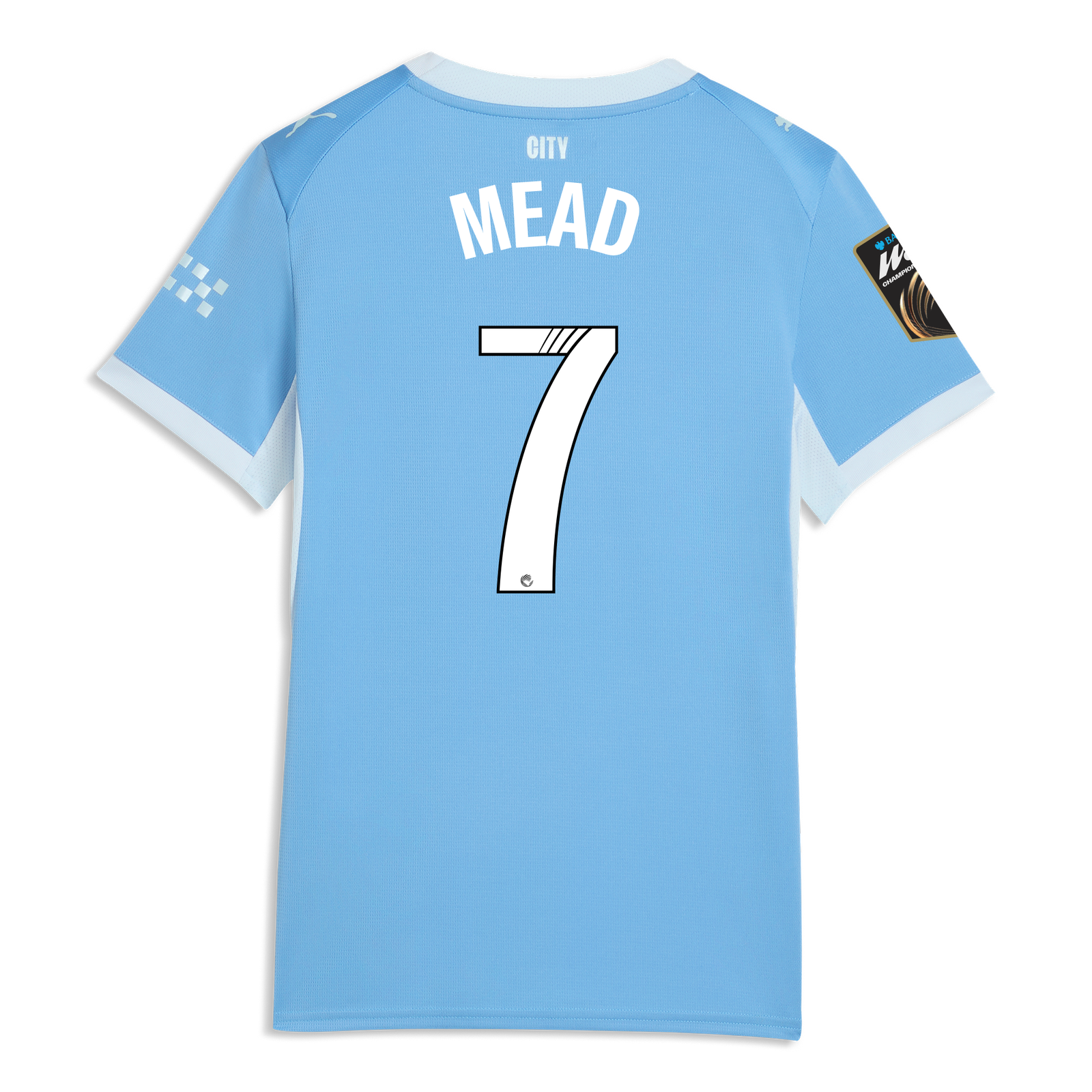 Women's Manchester City Home Jersey 2026/27 With MEAD 7 Printing