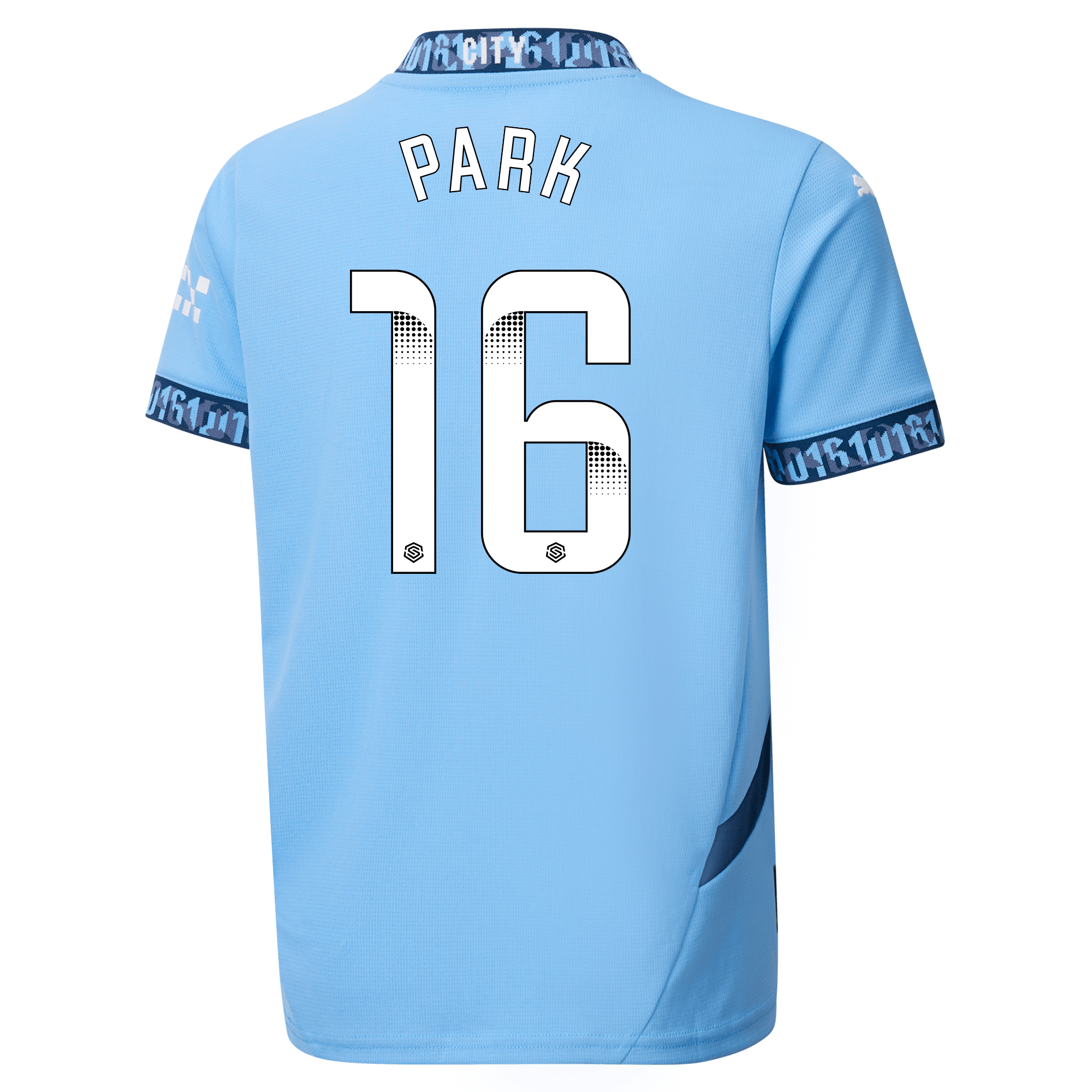 Kids' Manchester City Home Jersey 2024/25 With PARK 16 Printing | Official  Man City Store