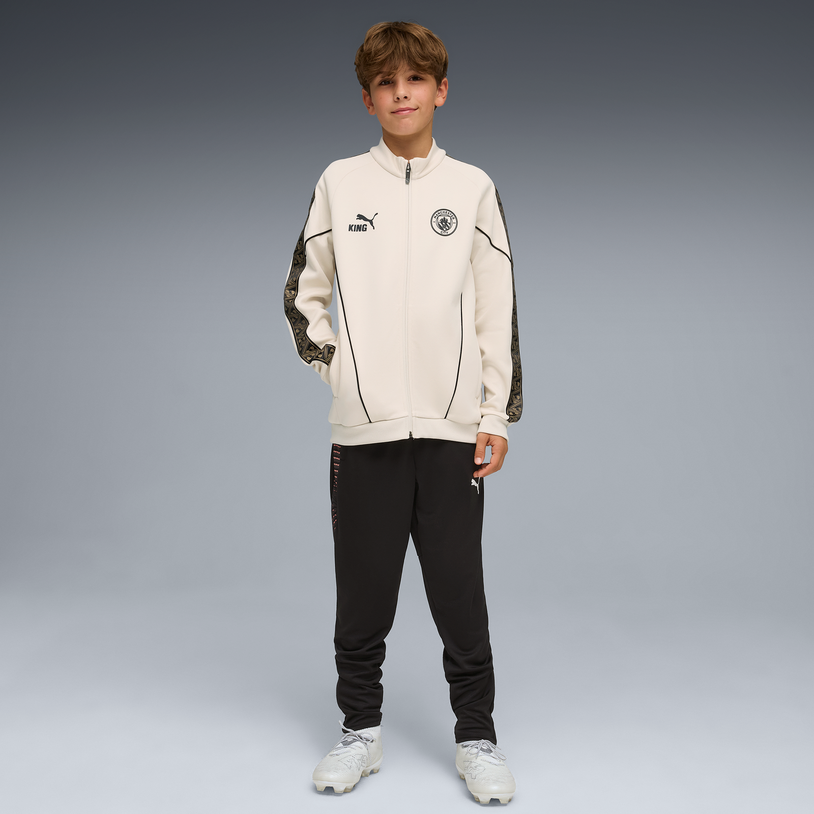 Kids' Manchester City Pre-Match KING Anthem Jacket | Official Man