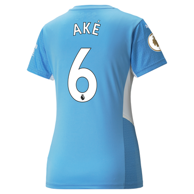 Womens Manchester City Home Shirt 21/22 with Nathan Aké printing