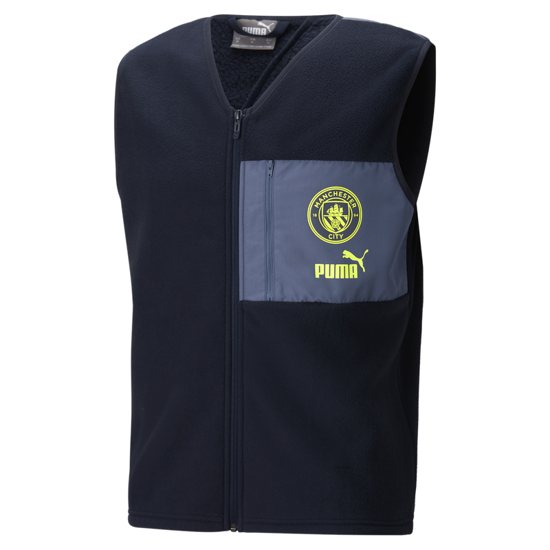 Man City Ftblculture+ Gilet navy - Size XL from polyester for males  - Official Manchester City FC store