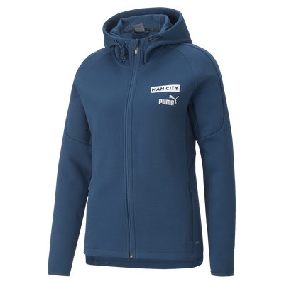 Women's Manchester City Casuals Hoodie Jacket