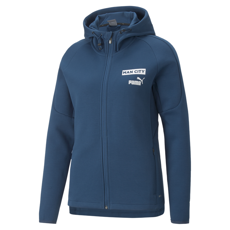 MCFC TR WOMENS CASUALS HOODY JACKET - blue turquoise
