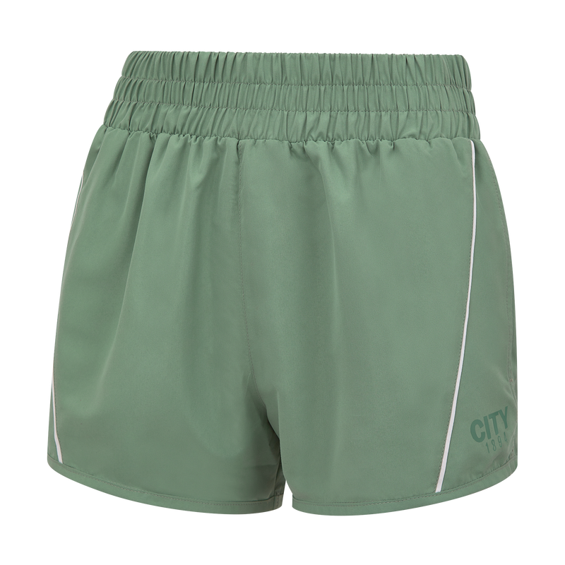 MCFC WOMENS PIPING SHORT - beige