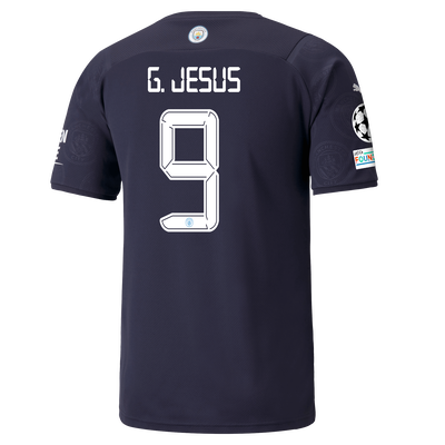 Manchester City 3rd Shirt 21/22 with Gabriel Jesus printing