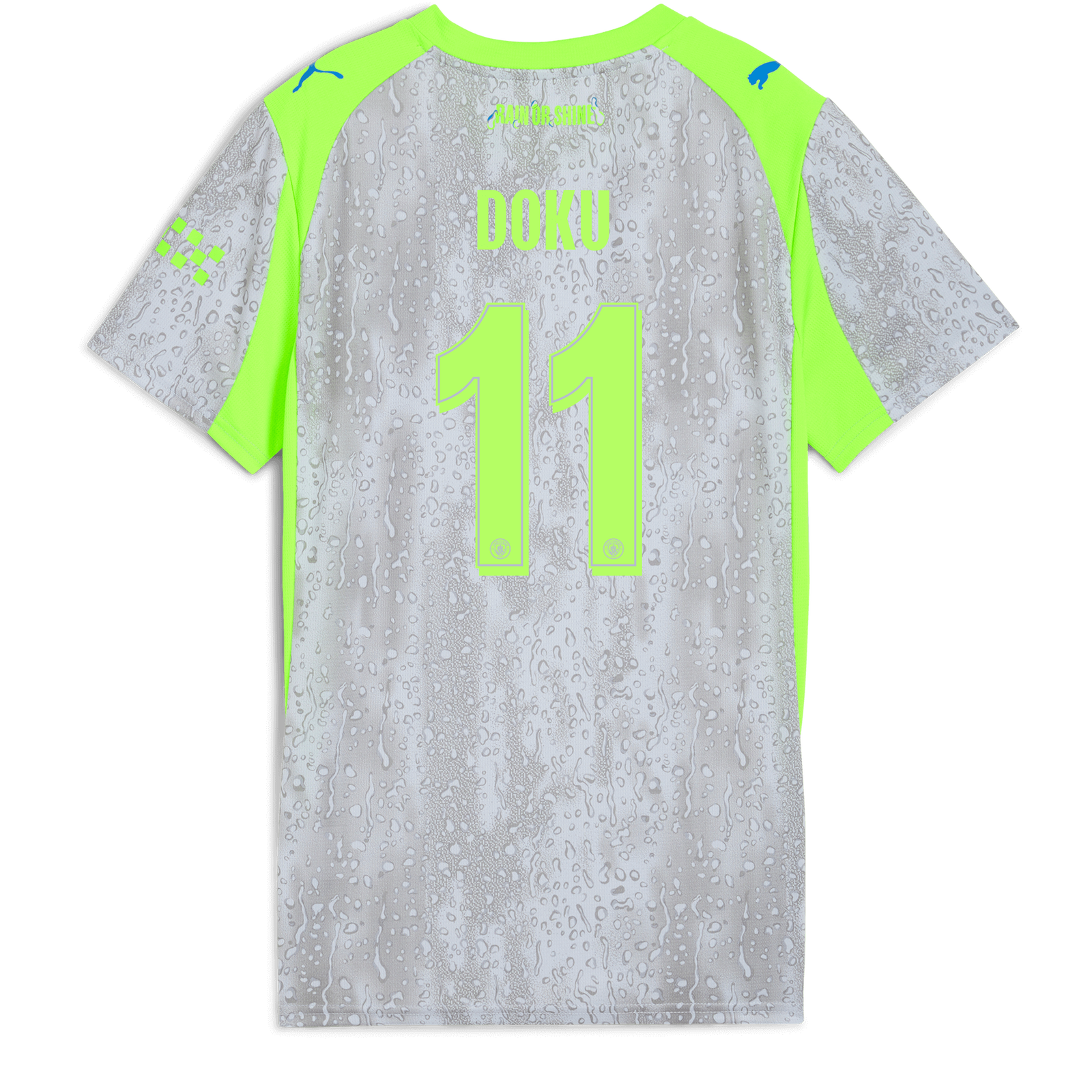 Womens' Manchester City Third Jersey 2025/26 With DOKU 11