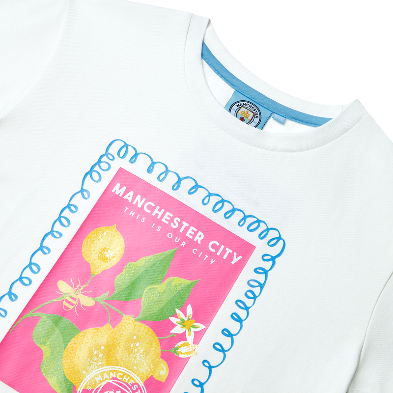 MCFC FW GIRLS SUMMER GRAPHIC TEE - white