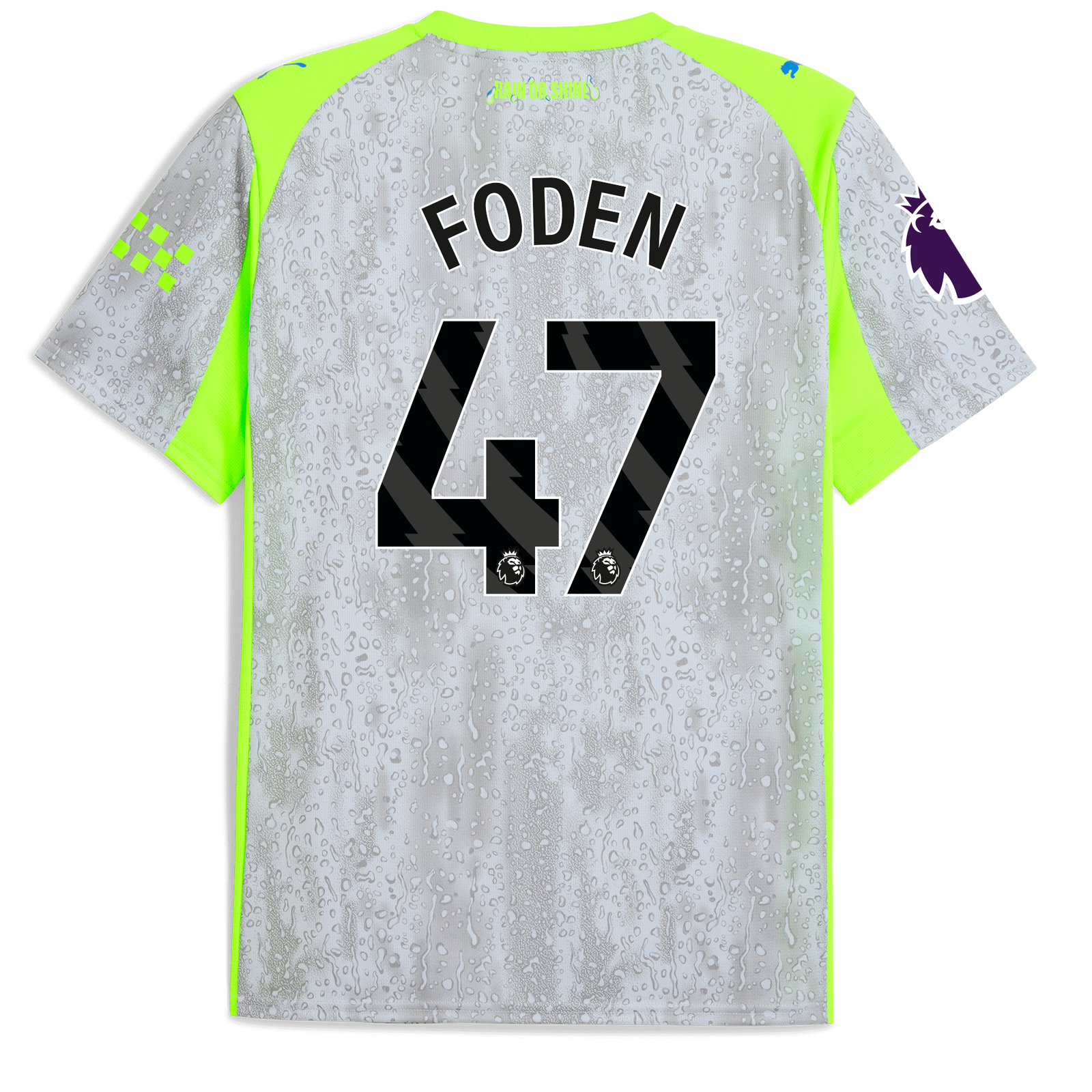 マンチェスター・シティ Foden 47番 シャツ Manchester City Third Jersey 2025/26 With FODEN 47 Printing