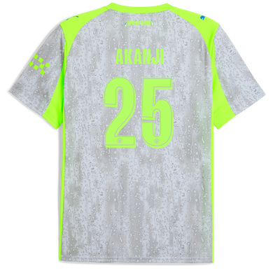 Manchester City Third Jersey 2025/26 With AKANJI 25 Printing