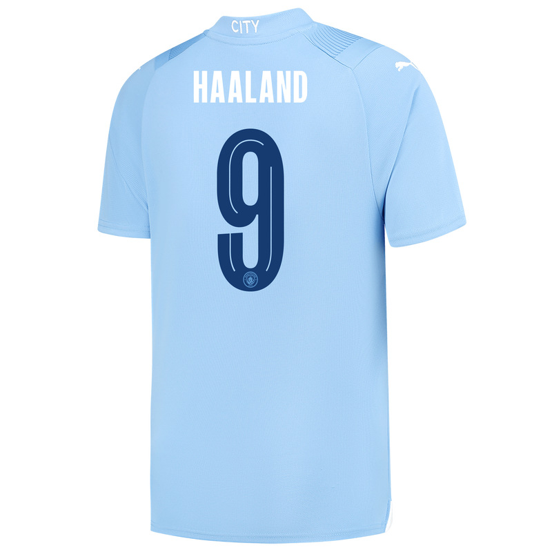 Manchester City Home Jersey 2023/24 with HAALAND 9 printing | Official ...