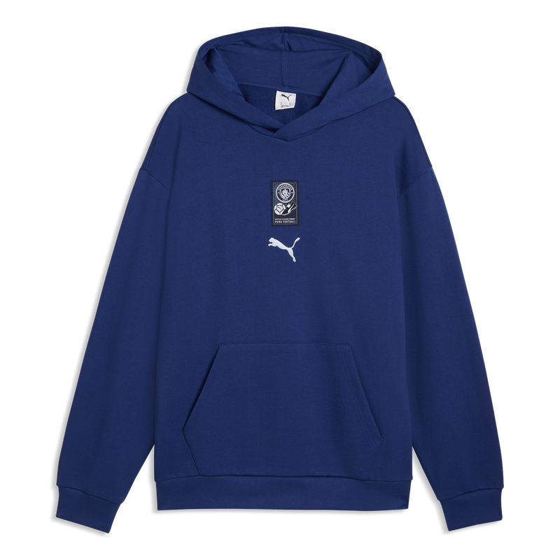 Man City FtblCulture Relaxed Hoodie 2026/27 blue jewel-dewdrop - Size 3XL from acrylic for males  - Official Manchester City FC store