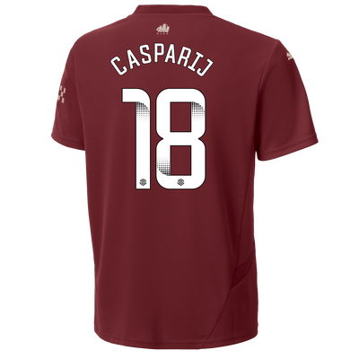 Kids' Manchester City Third Jersey 2024/25 With CASPARIJ 18 Printing