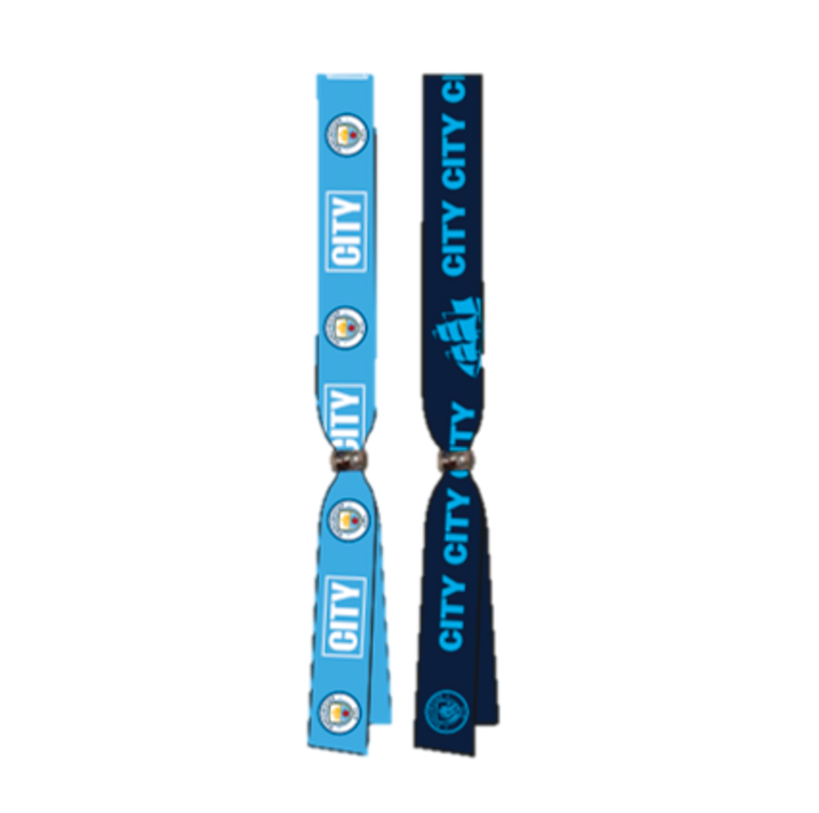 Manchester City FC Official Silicone Wristband (One Size) (Sky Blue)