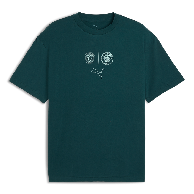 MCFC LW MENS FTBLSTATEMENT TEE - green