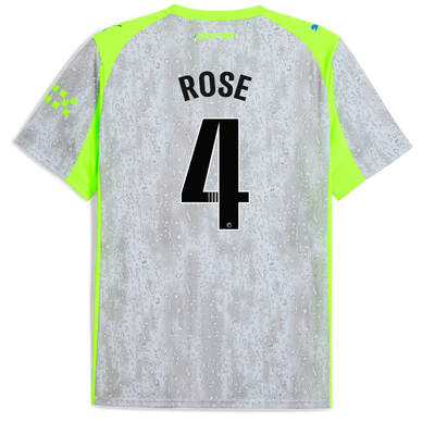 Manchester City Third Jersey 2025/26 With ROSE 4 Printing