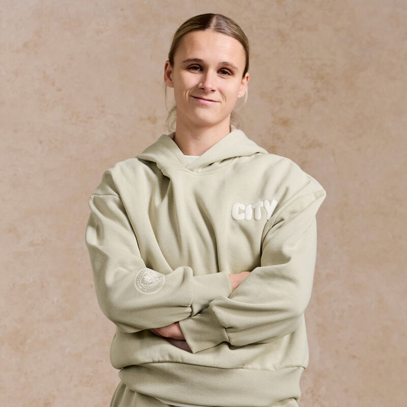 MCFC FW WOMENS BUBBLE HOODIE - mocha