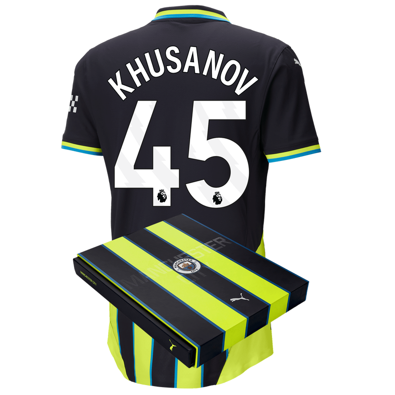 MENS AUTHENTIC Away SHIRT SS-KHUSANOV-45-EPL-PLC - 