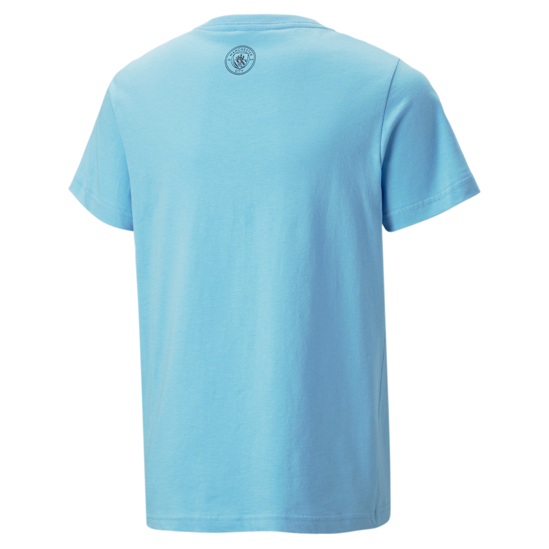 MCFC LW KIDS FTBL LEGACY TEE - team light blue