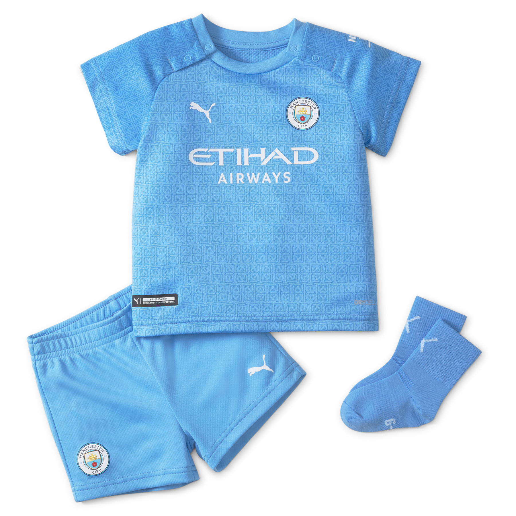 Manchester City FC Official Soccer Gift Boys Kids Baby Pajamas 