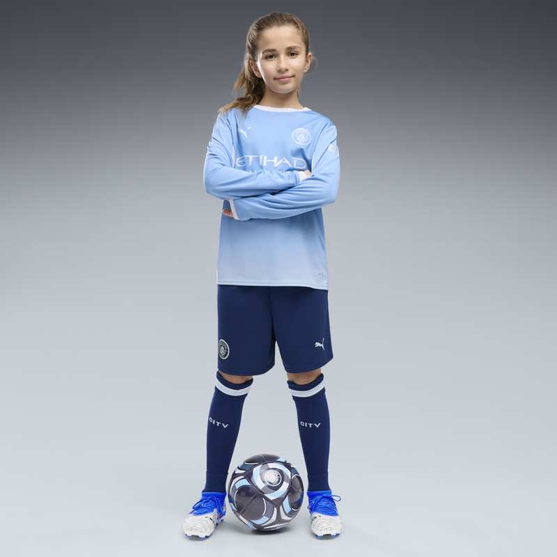 MCFC RP KIDS HOME JERSEY LS - Team Light Blue-Icy Blue
