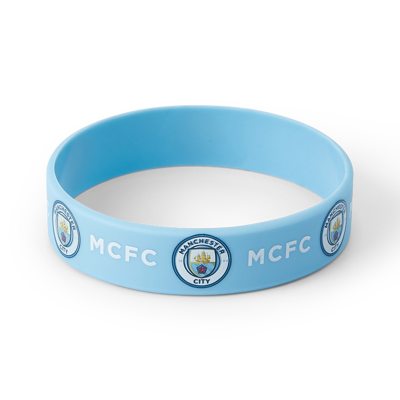 MCFC FW CREST WRISTBAND - light blue