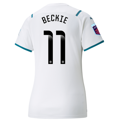 Womens Manchester City Away Shirt 21/22 with Janine Beckie printing