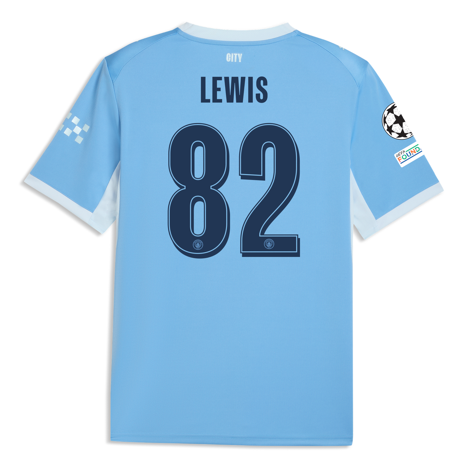 マンチェスター・シティ PUMA シャツ LEWIS 82 Manchester City Home Jersey 2026/27 With LEWIS 82 Printing
